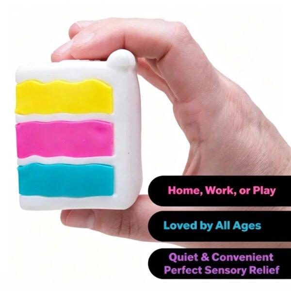 NeeDoh Peace O'Cake® Fidget Toy – Sensory Squishy Cake