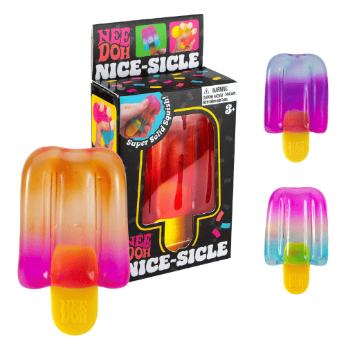 needoh australia all three colors of needoh nice-sicle . in three sifferent colors