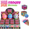 Needoh Groovy Shroom squishy sensory stress relief fidget cube — Image 1 of 7