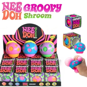 Needoh Groovy Shroom squishy sensory stress relief fidget cube — Image 1 of 7