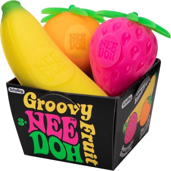 p01_needoh_groovy_fruit_3_pack_ban-1.jpg Three-pack Groovy Fruit NeeDoh squishies featuring banana, strawberry and orange