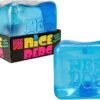 Oversized translucent blue NeeDoh Nice Berg squishy sensory cube