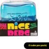 Oversized translucent blue NeeDoh Nice Berg squishy sensory cube