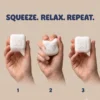 Luminous milk coffee cube Needoh squishy fidget on a desk — Image 3 of 7