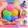 Teal NeeDoh Cool Cats slow-rise squishy fidget cat
