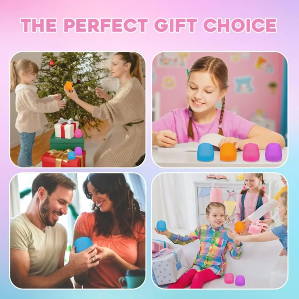 NeeDoh Gumdrop – Textured Squishy Solid Squish Toy