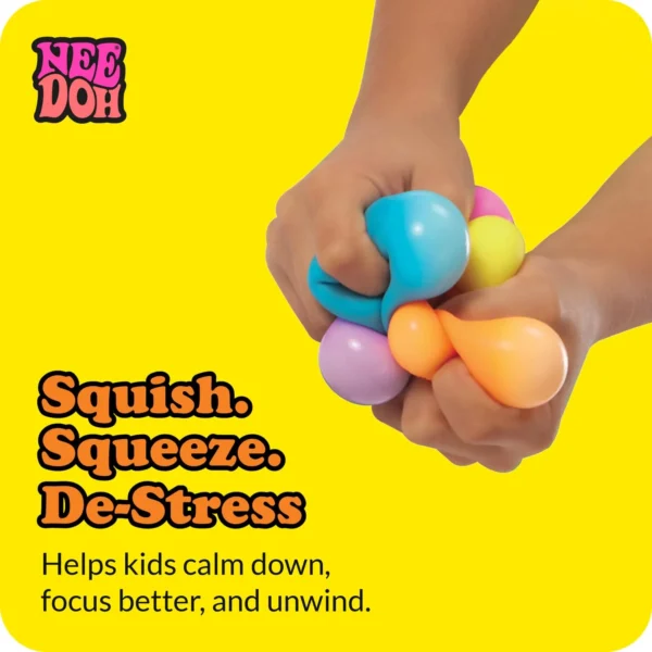 NeeDoh Rainbow 6-Pack Mini Stress Balls in All Six Colours